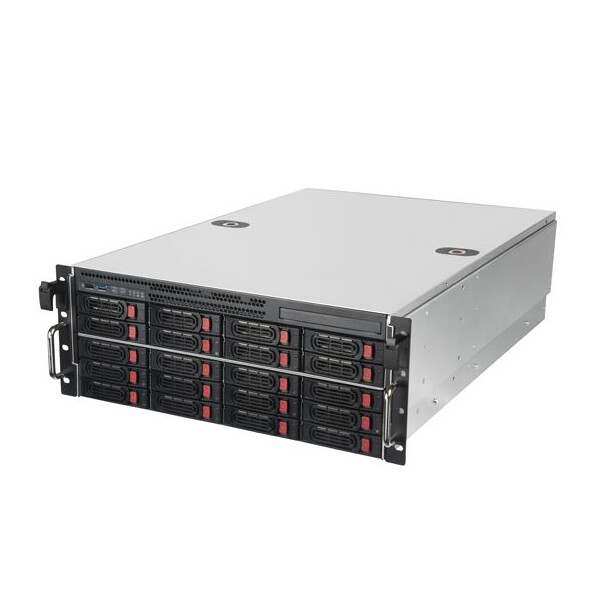 SilverStone SST-RM43-320-RS - HDD-Gehäuse - 2.5/3.5 Zoll - SAS - SAS-2 - SAS-3 - SATA - Serial ATA II - Serial ATA III - 12 Gbit/s - Hot-Swap - Grau