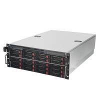 SilverStone SST-RM43-320-RS - HDD-Geh&auml;use - 2.5/3.5 Zoll - SAS - SAS-2 - SAS-3 - SATA - Serial ATA II - Serial ATA III - 12 Gbit/s - Hot-Swap - Grau