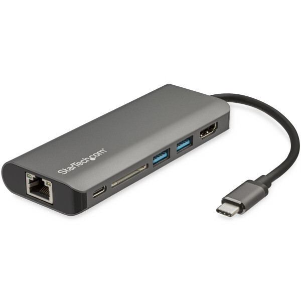 StarTech.com USB C Multiport Adapter mit 4K HDMI - USB-C Reisedock mit 4K HDMI, 3x USB 3.0