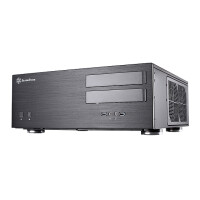 SilverStone Grandia GD08 - HTPC - PC - Schwarz - ATX - CEB - EATX - EEB - micro ATX - Aluminium - Stahl - Heimbüro