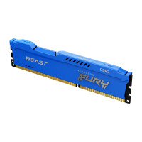 Kingston FURY Beast - 4 GB - 1 x 4 GB - DDR3 - 1600 MHz - 240-pin DIMM - Blau