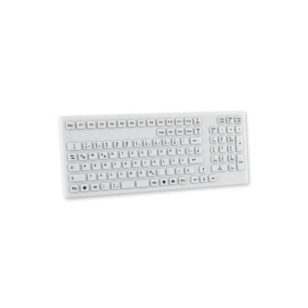 GETT KG19268 - Volle Größe (100%) - Kabelgebunden - USB - QWERTZ - Weiß