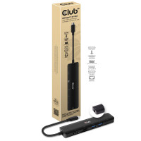 Club 3D USB Typ C 7-in-1 Hub auf HDMI 4K60Hz /SD-TF...