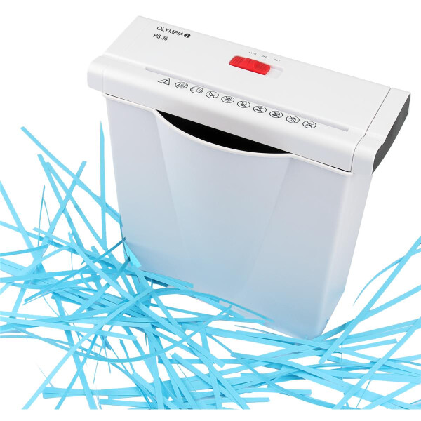 Olympia 2707 - Streifenzerkleinerung - 34 cm - 6 mm - 7 l - 6 Blätter - 2 min