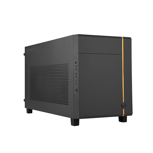 SilverStone SUGO 14 - Cube - PC - Schwarz - Mini-DTX - Mini-ITX - Kunststoff - Stahl - 24 cm