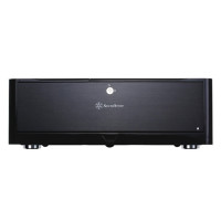 SilverStone GD06B - Desktop - PC - Schwarz - micro ATX - Mini-DTX - Mini-ITX - Aluminium - Kunststoff - SECC - 440 mm
