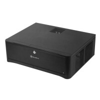 SilverStone GD06B - Desktop - PC - Schwarz - micro ATX -...