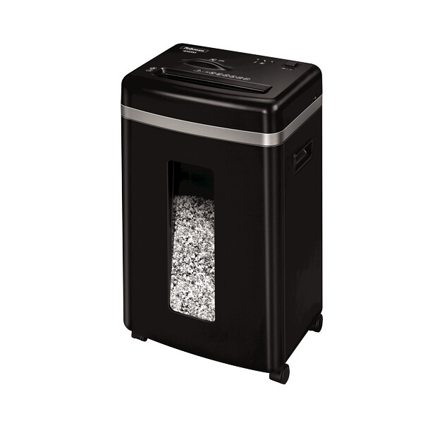 Fellowes Powershred 450M - Mikrogeschnittene Zerkleinerung - 2 x 12 mm - 22 l - 2,1 mm/min - 9 Blätter - Medium