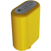 Canyon BSP-4, Bluetooth Speaker, BT V5.0, BLUETRUM AB5365A, TF card support, Type-C USB port, 1200mAh polymer battery, Geltona, kabelio ilgis 0.42m, 114*93*51mm, 0.29kg