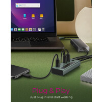 ICY BOX 7-Port Hub USB 3.2 Gen 2 Type-C retail - Hub - 7-Port