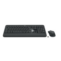 Logitech Advanced MK540 - Kabellos - RF Wireless - Membran Key Switch - QWERTZ - Schwarz - Wei&szlig; - Maus enthalten