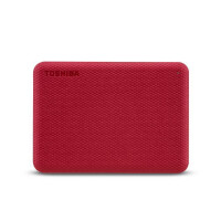 Toshiba Canvio Advance - 2000 GB - 2.5 Zoll - 2.0/3.2 Gen 1 (3.1 Gen 1) - Rot