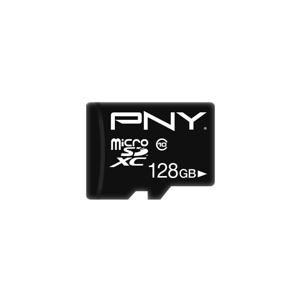 PNY Performance Plus - 128 GB - MicroSDXC - Klasse 10 - Schwarz