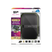 Silicon Power Armor A60 - 1000 GB - 2.5 Zoll - 3.2 Gen 1 (3.1 Gen 1) - Schwarz