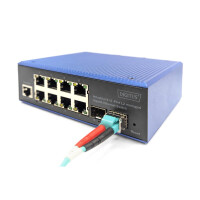 DIGITUS Industrial 8+2 -Port L2 managed Gigabit Ethernet...