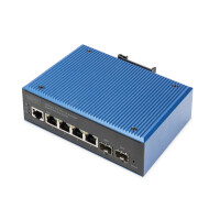 DIGITUS Industrial 4+2 -Port L2 managed Gigabit Ethernet...
