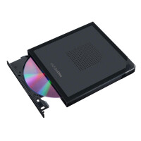 ASUS ZenDrive V1M (SDRW-08V1M-U) - Schwarz - Vorderseite - Desktop / Notebook - DVD±RW - USB Typ-C - CD-R - CD-ROM - DVD+R - DVD+R DL - DVD+RW - DVD-R - DVD-R DL - DVD-ROM - DVD-RW