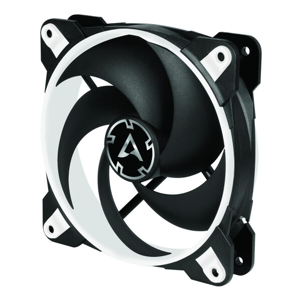 Arctic BioniX P120 (Weiß) – 120 mm PWM PST Gaming Lüfter optimiert für statischen Druck - Ventilator - 12 cm - 2100 RPM - 25,5 dB - 67,56 cfm - 114,79 m³/h