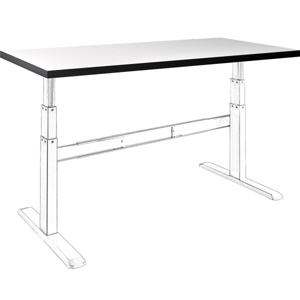celexon HPL Tischplatte 175 x 75 cm, weiß