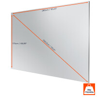 celexon Rahmenleinwand Expert PureWhite 280 x 175 cm