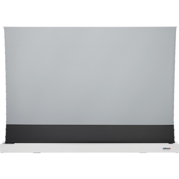celexon CLR HomeCinema UST elektrische Boden-Hochkontrastleinwand 120", 265 x 149cm - weiß