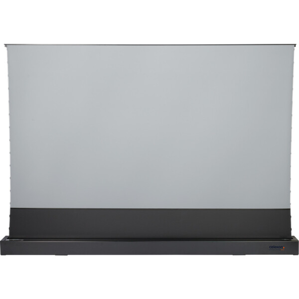 celexon CLR HomeCinema UST elektrische Boden-Hochkontrastleinwand 100", 221 x 124cm - schwarz