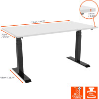 celexon elektrisch höhenverstellbarer Schreibtisch...