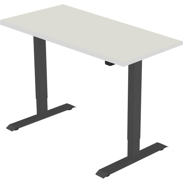 celexon elektrisch höhenverstellbarer Schreibtisch Economy eAdjust-71121 - schwarz, inkl. Tischplatte 175 x 75 cm