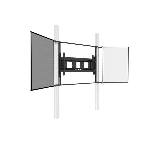 celexon Expert manuelles 2-Säulen-Pylonensystem Adjust-6586W für Displays mit Flügeln