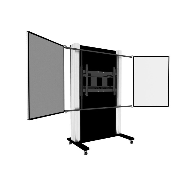 celexon Expert manuell mobiles 2-Säulen-Pylonensystem Adjust-6586M mit Flügeln