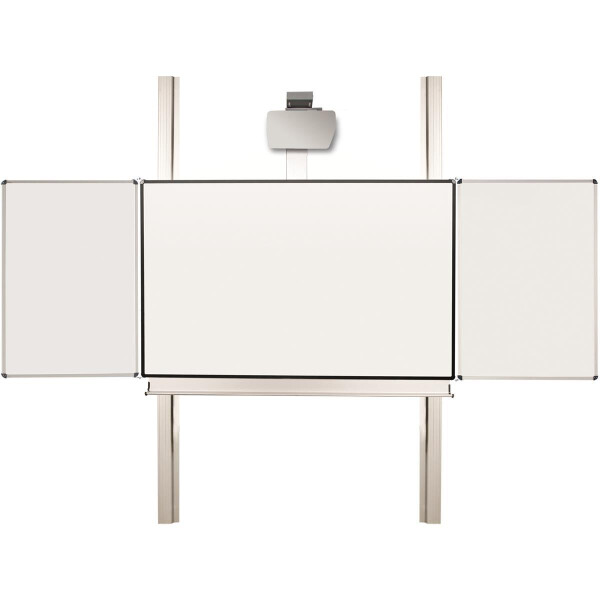 celexon Expert manuelle 2-Säulen Pylonentafel Adjust 192 x 120cm PEN mit Flügeln