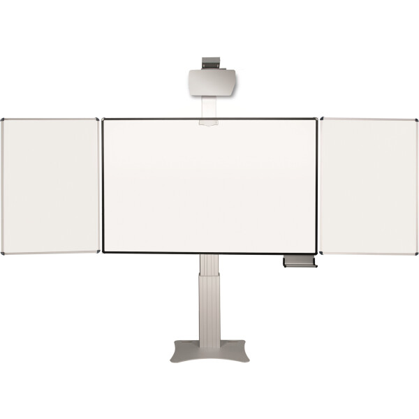 celexon Expert elektrisch höhenverstellbare Pylonentafel Adjust 192 x 130cm TOUCH - mit Flügeln