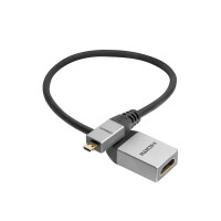 celexon Micro HDMI auf HDMI M/F Adapter mit Ethernet -...