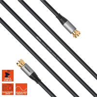 celexon F-Stecker Sat Antennenkabel 1,5m - Professional Line