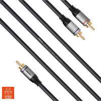 celexon Cinch auf 2x Cinch Audiokabel 1,0m - Professional Line