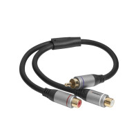 celexon Cinch auf 2x Cinch M/F Audioadapter 0,25m-...