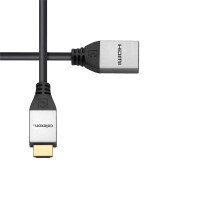 celexon HDMI M/F Adapter mit Ethernet - 2.0a/b 4K 0,25m -...