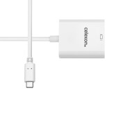 celexon USB-C auf DisplayPort M/F Adapter, weiß