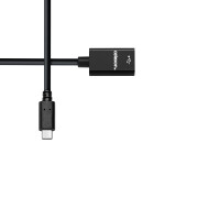 celexon USB-C auf USB-A M/F Adapter, schwarz