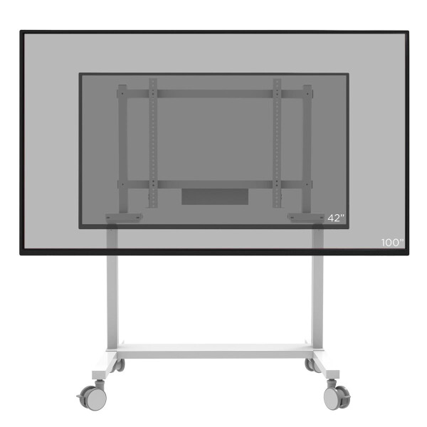celexon Professional elektrisch höhenverstellbarer Display Rollwagen Adjust-42100MW - 65cm