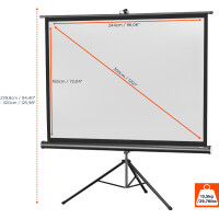 celexon Stativleinwand Economy 244 x 183 cm