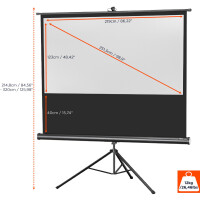 celexon Stativleinwand Economy 219 x 123 cm