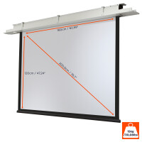 celexon Deckeneinbau Leinwand Motor Expert 160 x 120 cm