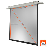 celexon Deckeneinbau Leinwand Motor Expert 160 x 160 cm