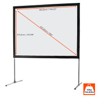celexon Faltrahmen Leinwand Mobil Expert 366 x 274cm,...