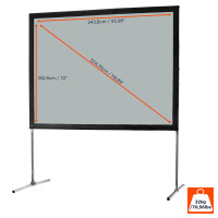 celexon Faltrahmen Leinwand Mobil Expert 244 x 183cm, Rückprojektion