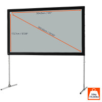 celexon Faltrahmen Leinwand Mobil Expert 305 x 172cm,...