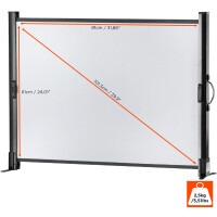 celexon Tischleinwand Mobil Professional 81 x 61cm