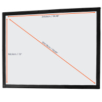 celexon Tuch für Faltrahmen Mobil Expert - 244 x 183 cm