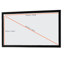 celexon Tuch für Faltrahmen Mobil Expert - 244 x 137 cm